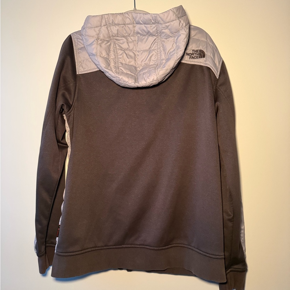 The North Face Men's Kilowatt Thermoball Hooded Jacket Quilted Grey Size Medium - Picture 3 of 13